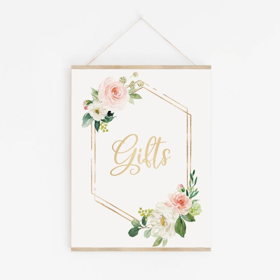 Gift Table Sign Baby Shower Gift Station Sign Gifts Etsy