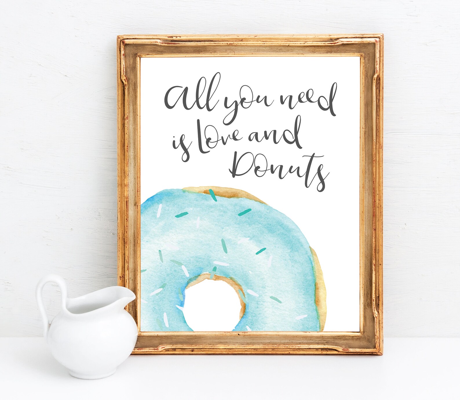 All You Need is Love and Donuts Sign Donut Party Decor Etsy