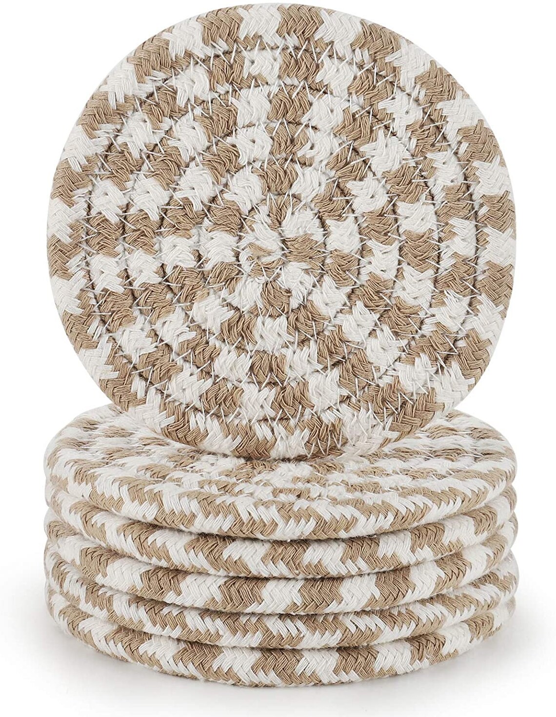 Handmade Braided Coasters Cotton Super Absorbent Etsy