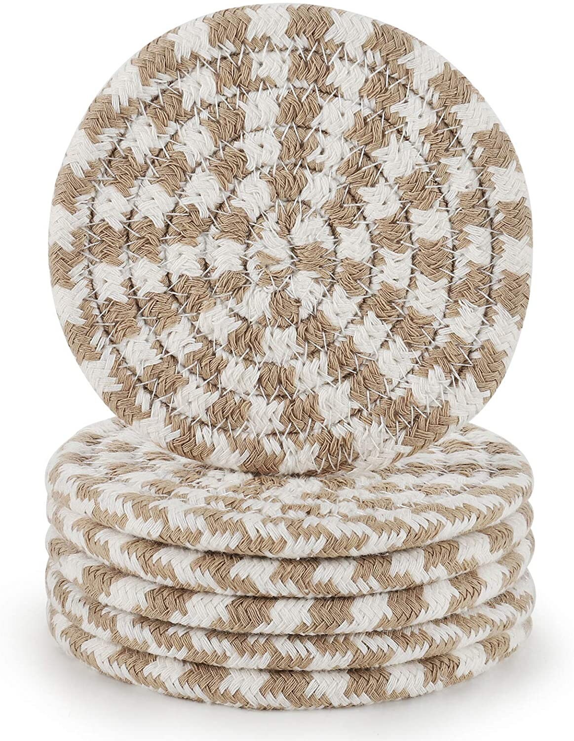 Handmade Braided Coasters Cotton Super Absorbent Etsy