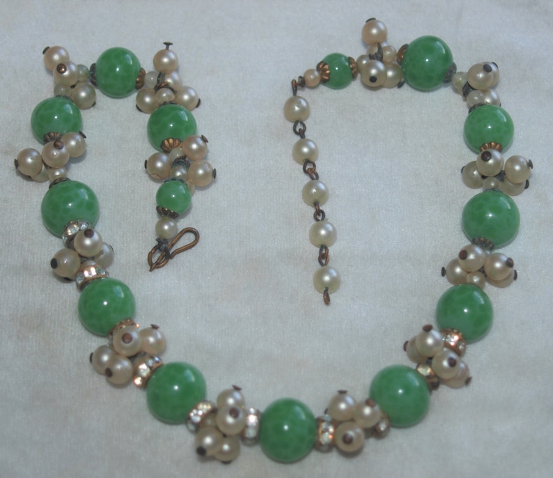 Louis Rousselet French Glass Beaded Necklace