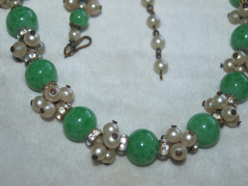 Louis Rousselet French Glass Beaded Necklace