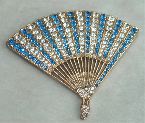 Vintage Ora Fan Brooch - image 1