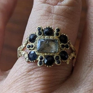 Georgian Mourning Ring in 14k