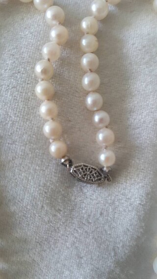 Collana Di Perle D'acqua Dolce 9-10mm Con Ciondolo In Argento Sterling - Gioiello Elegante Regalo Per Moglie, Mamma, Fidanzata