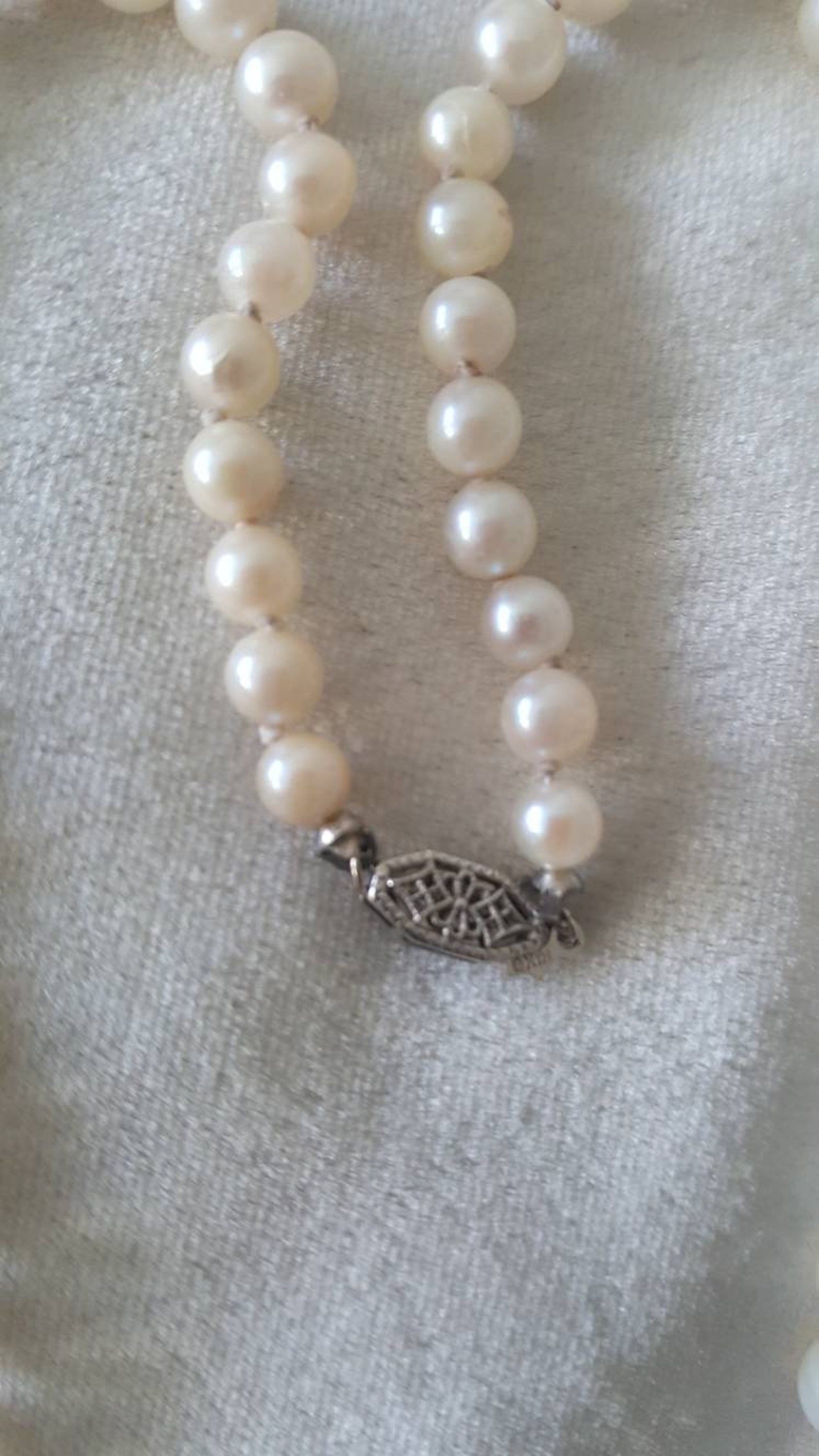 Collana Di Perle D'acqua Dolce 9-10mm Con Ciondolo In Argento Sterling - Gioiello Elegante Regalo Per Moglie, Mamma, Fidanzata