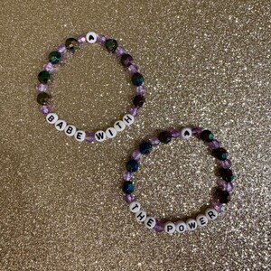 Babe With The Power Beaded Bracelet Set: Labyrinth Inspired