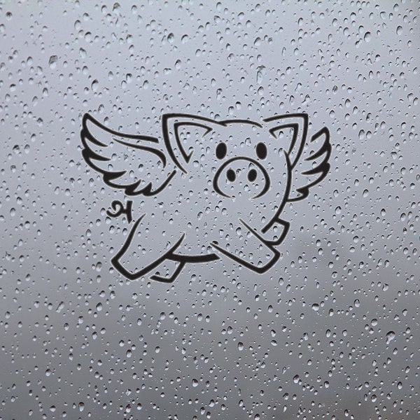 Flying Pig Decal