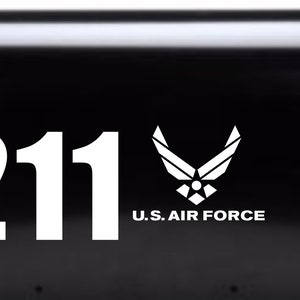 Military Themed Mailbox Decal Set