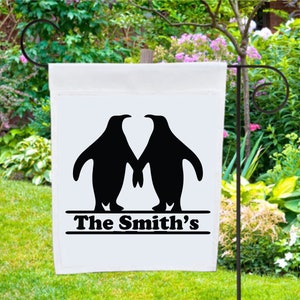 Penguin Garden Flags