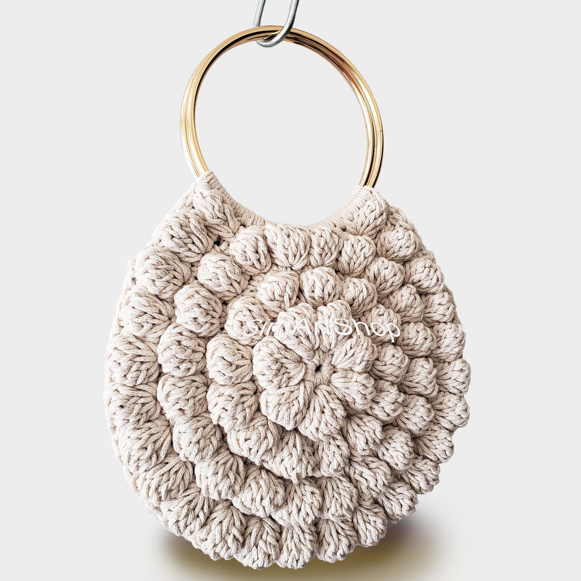 Ulla Johnson Lia Tote Inspired Crochet BagCream Tote with | Etsy
