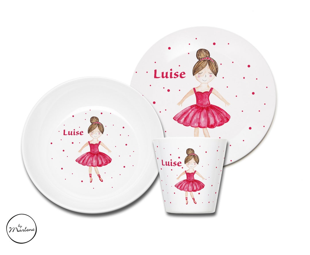 Children's Crockery With Names Children's Crockery Etsy