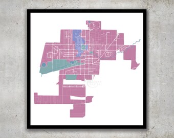 Oberlin Art Map, Oberlin College Map