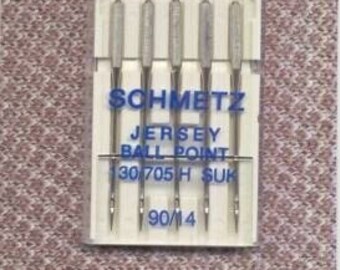 Schmetz Jersey/Ball point  Machine Needles (5 Pack) Size 90/14  #1726