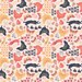 Daisy Mae Collection Country Life Pink Chickens Rabbits Yardage for Poppie Cotton~100% Cotton #DM20101