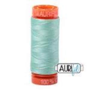Aurifil 50 WT Mako Cotton Thread Medium Mint 55 yards #1050-2835 Small