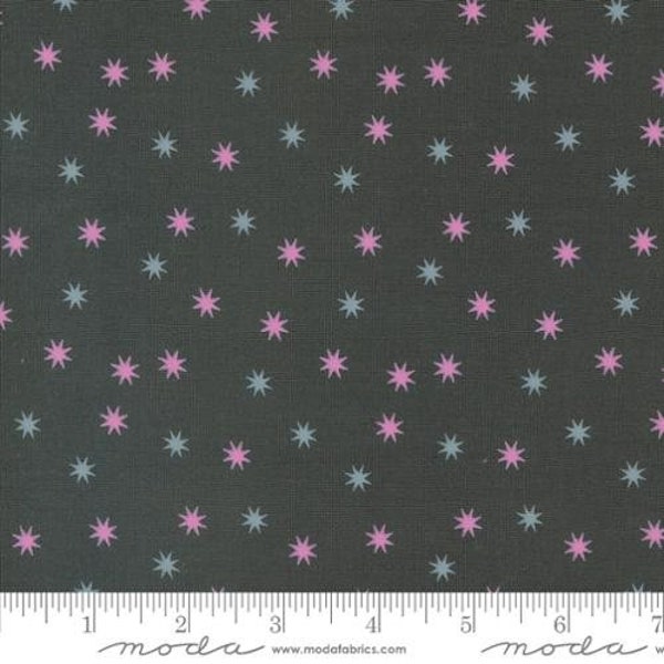 Hey Boo Collection Halloween Practical Stars Black Yardage (44"/45") Wide by Lella Boutique for Moda Fabrics #5215-16 100% Cotton
