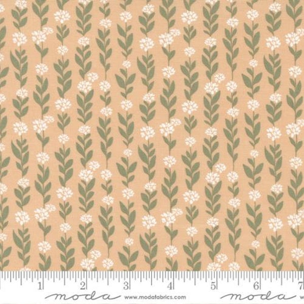 Country Rose Climbing Vine Small Floral Yellow Yardage (44" x 45" Wide by Lella Boutique for Moda Fabrics #5171 18 100% Cotton