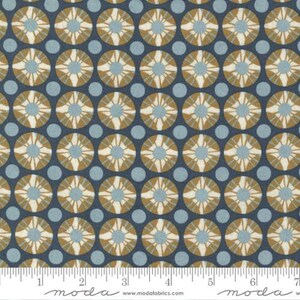 Decorum Collection Function Admirable Dark Blue Floral Yardage by Moda Fabrics #30684 15 100% Cotton