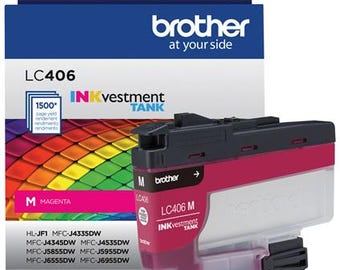 Brother LC406M Magenta INKvestment Tank Ink Cartridge