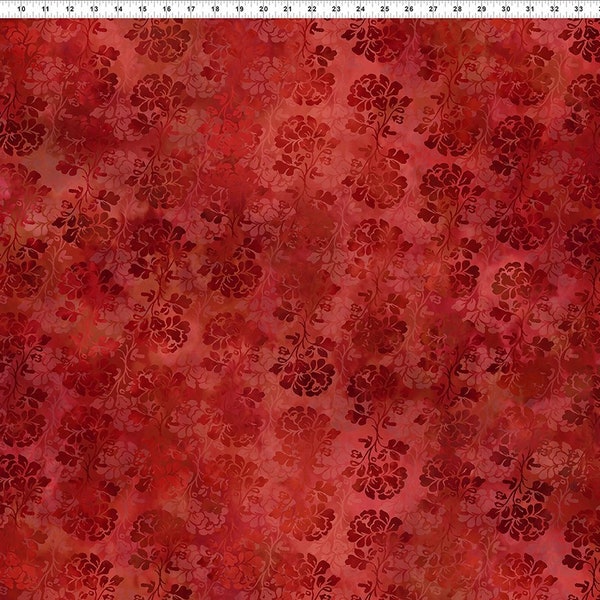 Prism Collection Red Rose Tonal Yardage by Jason Yenter for In The Beginning Fabrics #2JYQ-1 (44"/45") Wide 100% Cotton