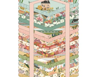 Cottage Charm Collection Fat Quarter Bundle Precut (21)(18" 22") Fat Quarters by Poppie Cotton #CH24766