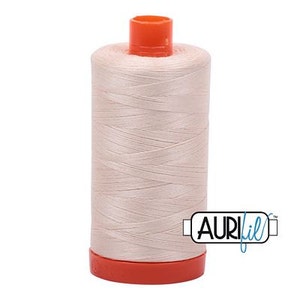 Aurifil  50 WT Mako Cotton Thread-Light Sand 1422 yards #1050-2000