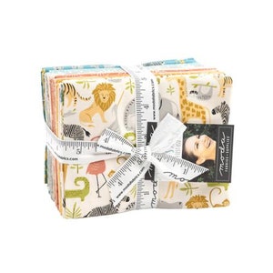 Noahs Ark Novelty Fat Quarter Bundle (20)(18&quot; x 22&quot;) Precut Fat Quarters by Stacy Iest Hsu Licensed  by Moda Fabrics. 20870AB 100% Cotton