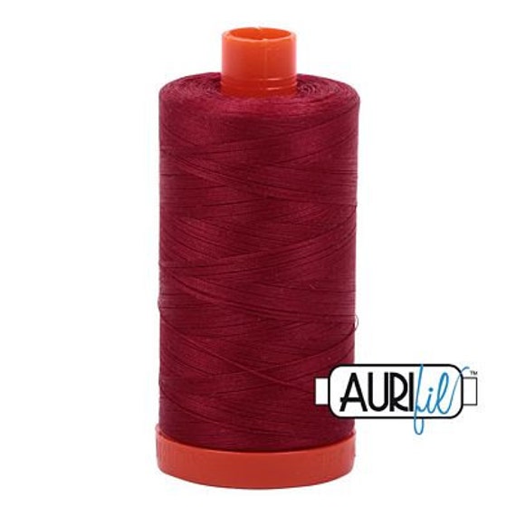 Aurifil Cotton Mako 1103 Burgundy 50wt Aurifil Cotton Mako 1103 Burgundy 50wt
