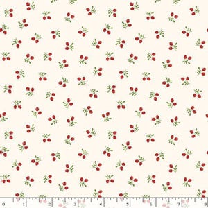 Make It Merry Collection Tossed Berries Multi Yardage by Lamb Farm Designs for Marcus Fabrics (44&quot;/45&quot;) Wide 100% Cotton R791436D-MULTI