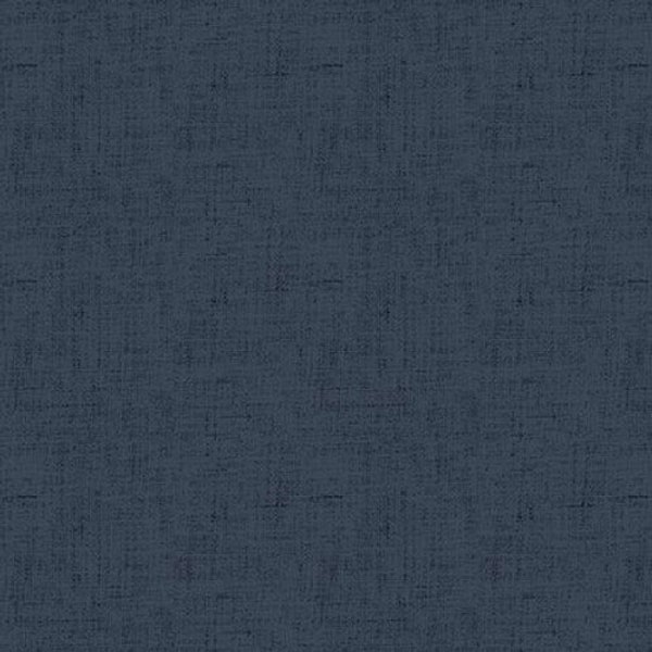 Timeless Linen Basics Collection Blender Dark Peri Yardage by Stacy West for Henry Glass Fabrics (44" x 45") 1027-77 100% Cotton