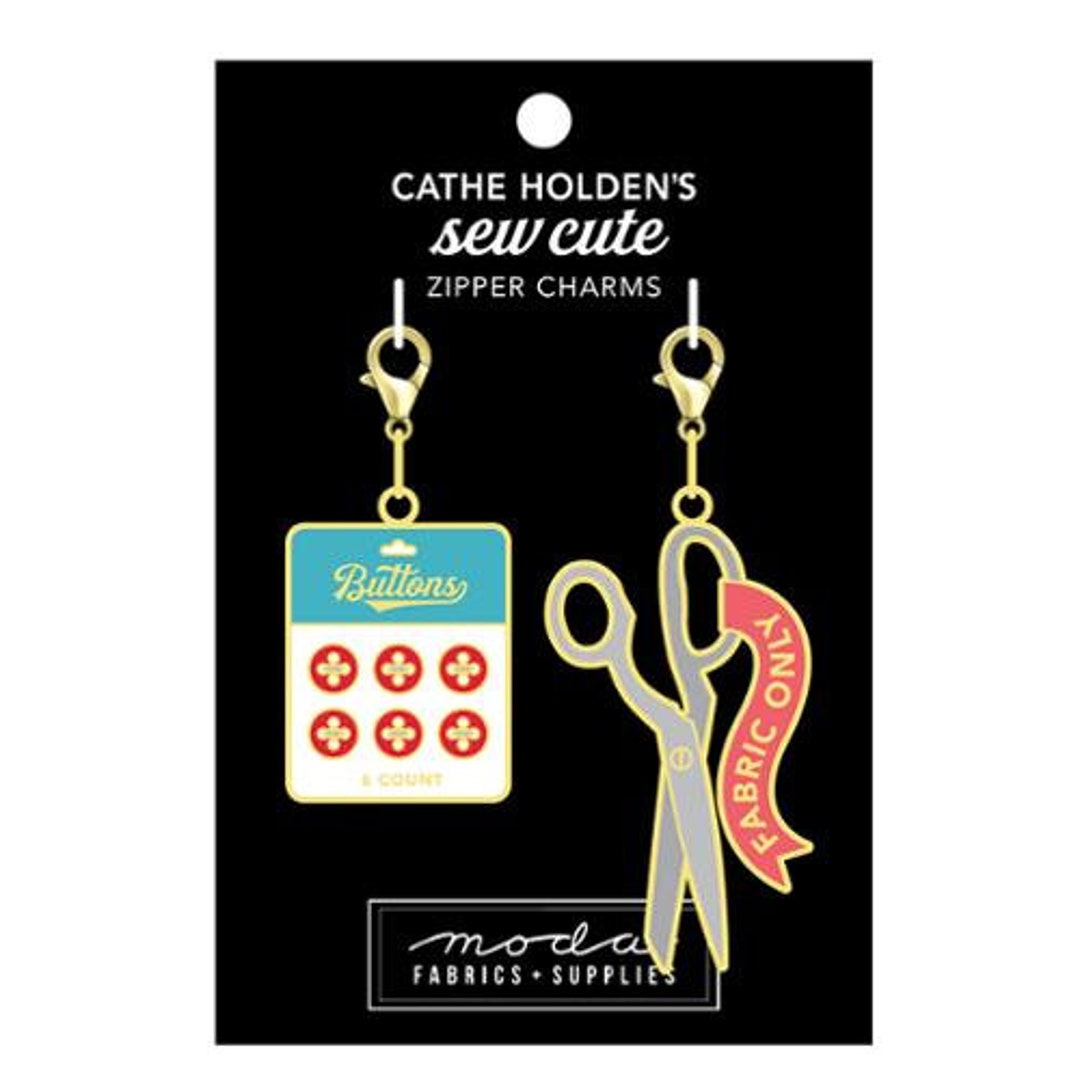 Bobbins/Scissor Zipper Pull or Sewing Charm by Cathe Holden – LouLou's  Fabric Shop