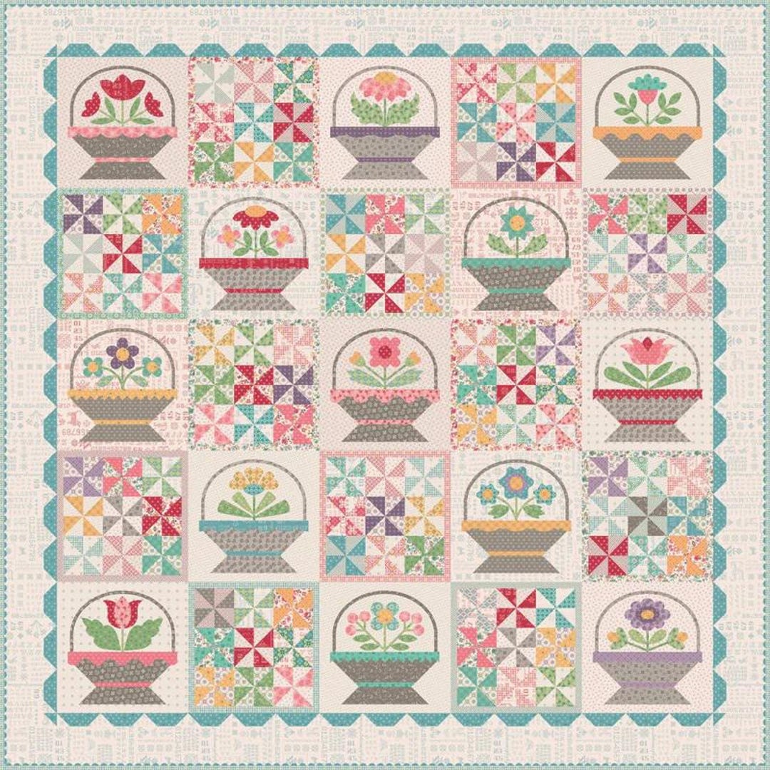 Last One! Piece & Plenty Quilt Kit With Fat Quarter Bundle and Yardage ...