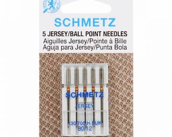Schmetz Jersey/Ball point  Machine Needles (5 Pack) Size 80/12  #1714