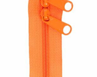 Annie Double Slide Handbag Zipper 30" Pumpkin Zipper #ZIP30 287