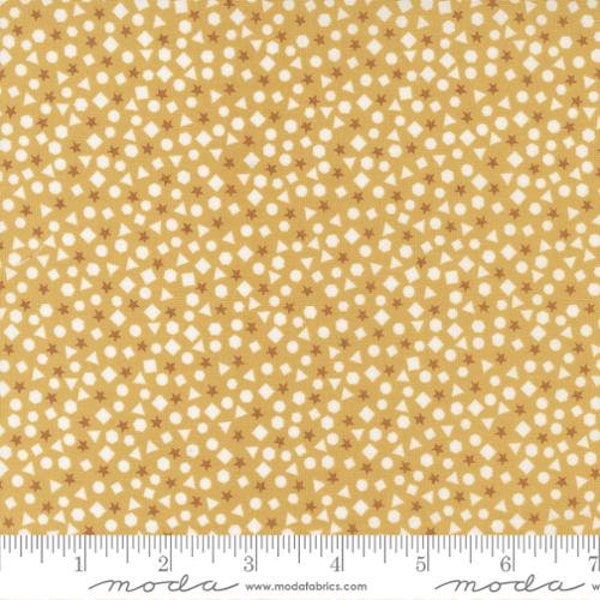 ABC XYZ Childrens Novelty Shapes Stars and More Yellow Yardage (44"/45") Wide by Stacy Iest Hsu for Moda Fabrics #20816 14 100% Cotton