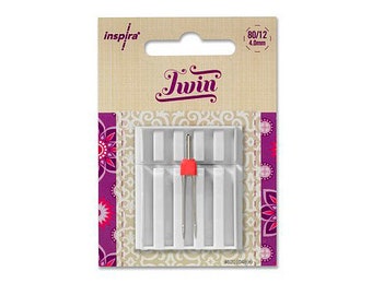 INSPIRA Twin Needle 4 mm size 80, 1 per pack (620104896)