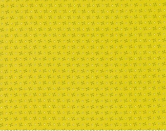 1-1/3 Yards Left! Strawberry Lemonade Pinwheel Lemonade Floral Yardage (44&quot;/45&quot; wide) Sherri & Chelsi for Moda Fabrics #37675-18 100% Cotton