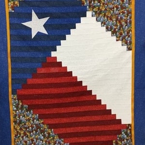 Texas Pride Quilt Pattern by Debonaire Designs (a 2 1/2 inch strip project)