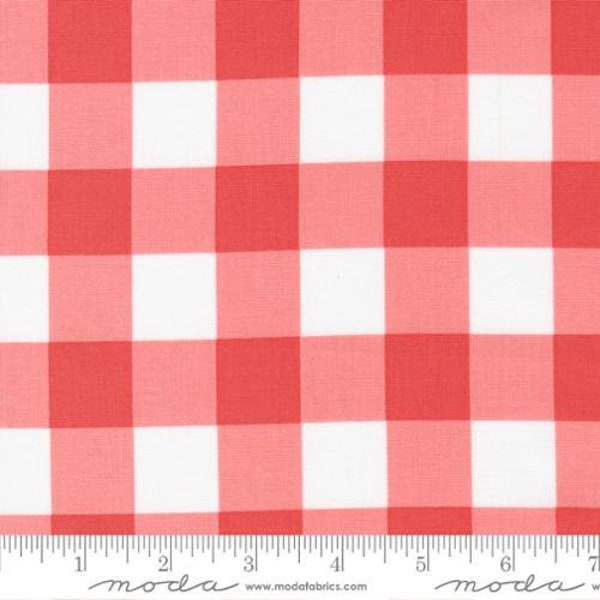 Sunwashed Collection Checks and Plaids Red Yardage by Corey Yoder for Moda Fabrics (44"/45") Wide 100% Cotton  #29165-19