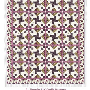 Sticks and Stones  Pattern by The Quilt Factory with Natalie Crabtree~ Finished Size: 60" x 73" ~QF-2203