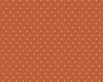 Secret Stash Warms Orange Tulips by Laundry Basket Quilts for Andover Fabrics Width (43x44) A-8757-O