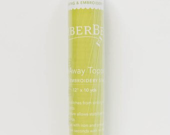 Kimberbell Fusible Backing Stabilizer - Light Weight 12"x5 Yard Roll | For Embroidery & Sewing
