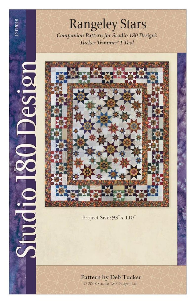 Tucker Pattern Rangeley Stars Quilt Pattern by Deb Tucker~companion Pattern for Tucker ...