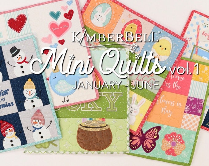 Kimberbell Mini Quilts Volume 1 January Thru June Quilt Fabric Kits Etsy