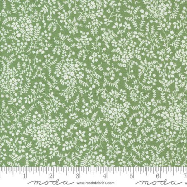 Shoreline Breeze Small Floral Light Green Yardage (44" x 45") Wide by Camille Roskelley for Moda Fabrics #55304-25 100% Cotton