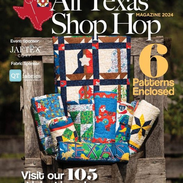 All Texas Shop Hop 2024 Magazine with Passport