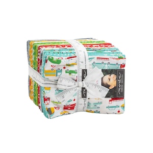 On the Go Collection Fat Quarter Bundle~ 36 Count~ (18&quot; X 22&quot;) Precut Fat Quarters by Stacy Iest Hsu for Moda Fabrics #20720AB 100% Cotton