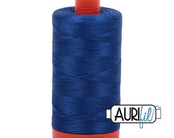 Aurifil 50 WT Mako Cotton Thread-dark Cobalt~ 1422 Yards