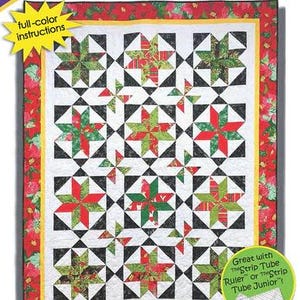 Westward Leading Machine Pieced Quilt Pattern by Georgette Dell' Orco of Cozy Quilt Designs Finished Size Throw: (76" x 76") CQD-01225
